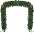 Pre-Lit Pine Artificial Christmas Archway Decoration - 9' x 8' - Clear Lights