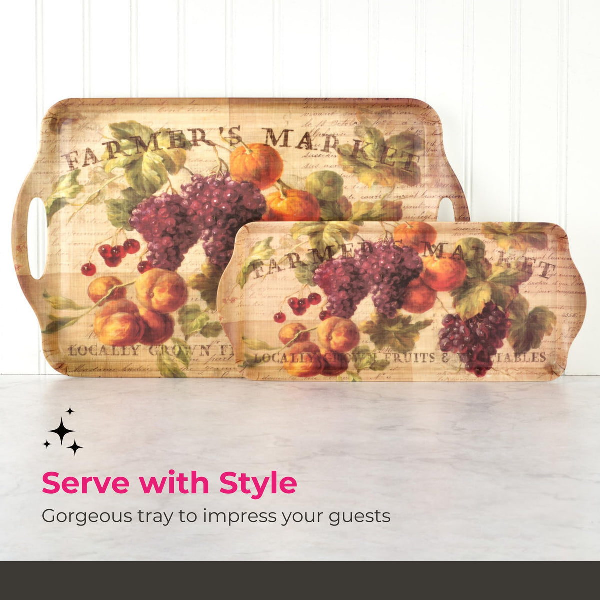 Abundant Fall - Rectangular Sandwich Serving Tray