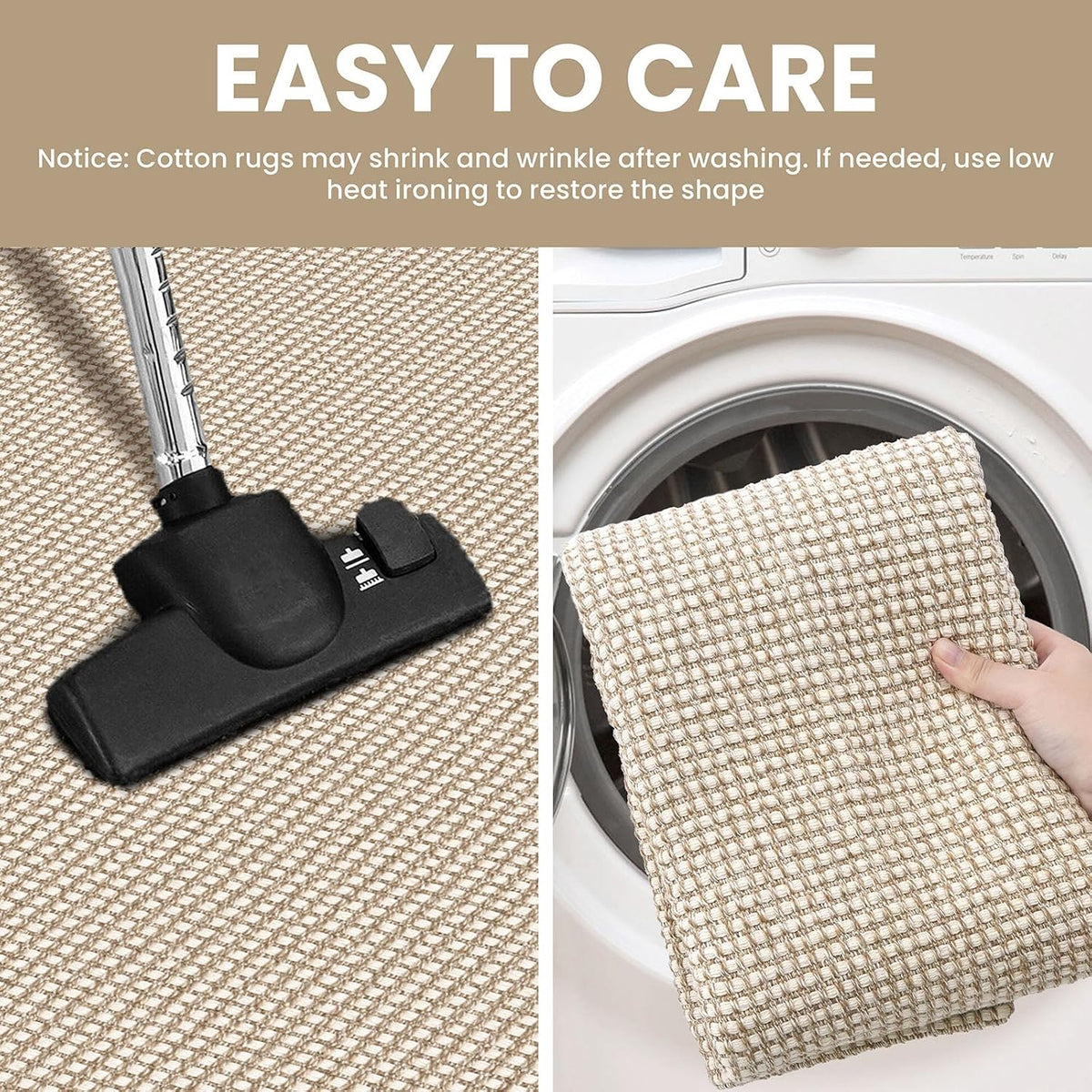 Small Area Rug Washable Woven Rugs Non Slip Rubber Backed Front Door Rugs Indoor Doormat Throw Rug Floor Carpet