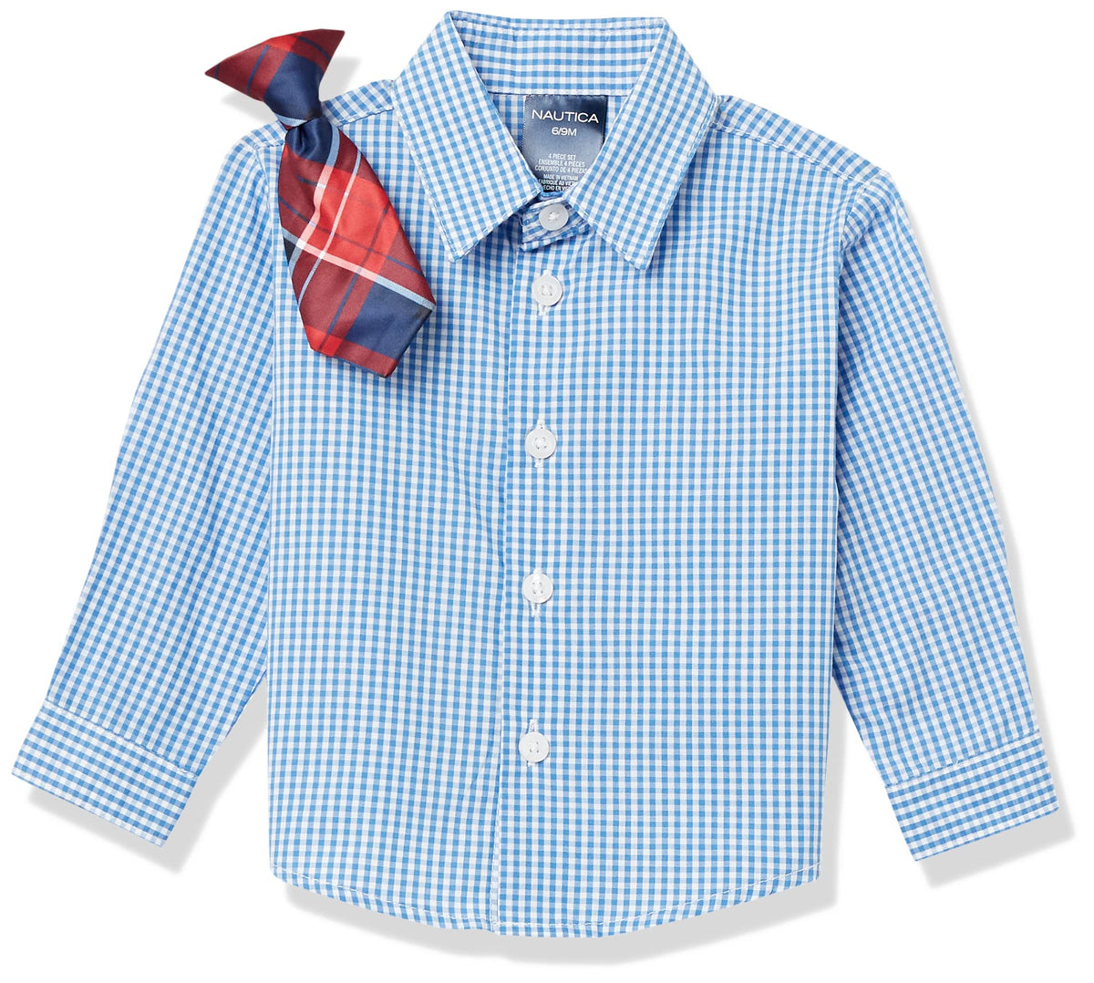 Baby Boy's Piece Suit Set with Dress Shirt, Tie, Jacket, and Pants Suit, Navy