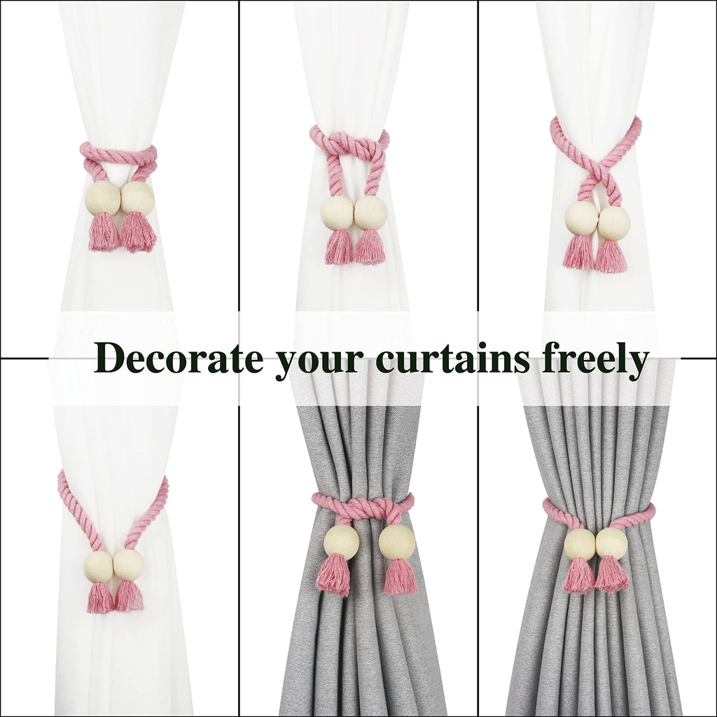 Magnetic Curtain Tiebacks Decorative Tie Back Drapes Holdbacks