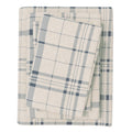 Flannel Sheets - 100% Turkish Cotton, Double-Brushed, Plaid and Stripe Bed Sheet Set - Ultra-Soft, Cozy