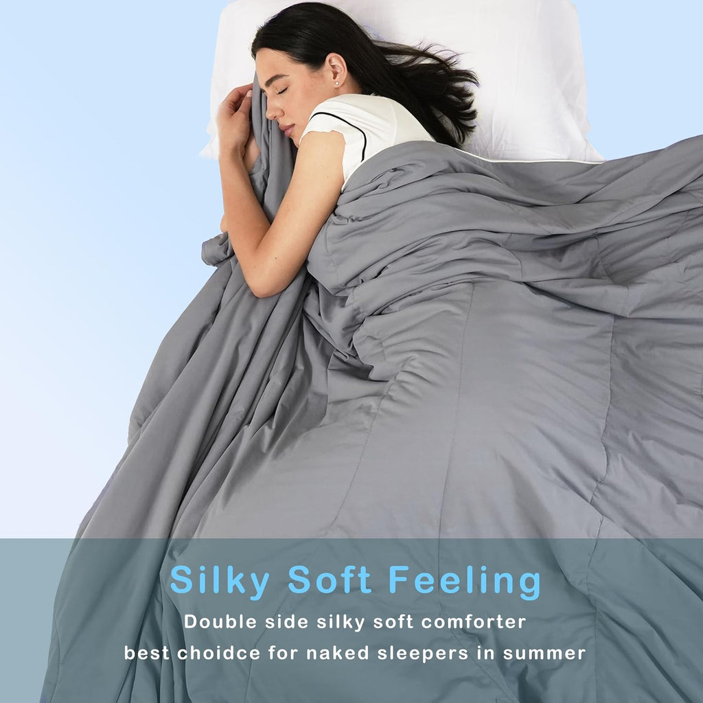 Cooling Throw Blanket for Hot Sleepers, Summer Comforter, 50x70