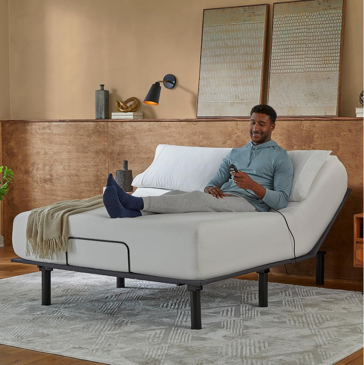 Baselogic Bronze Adjustable Base Bed Frame - Queen