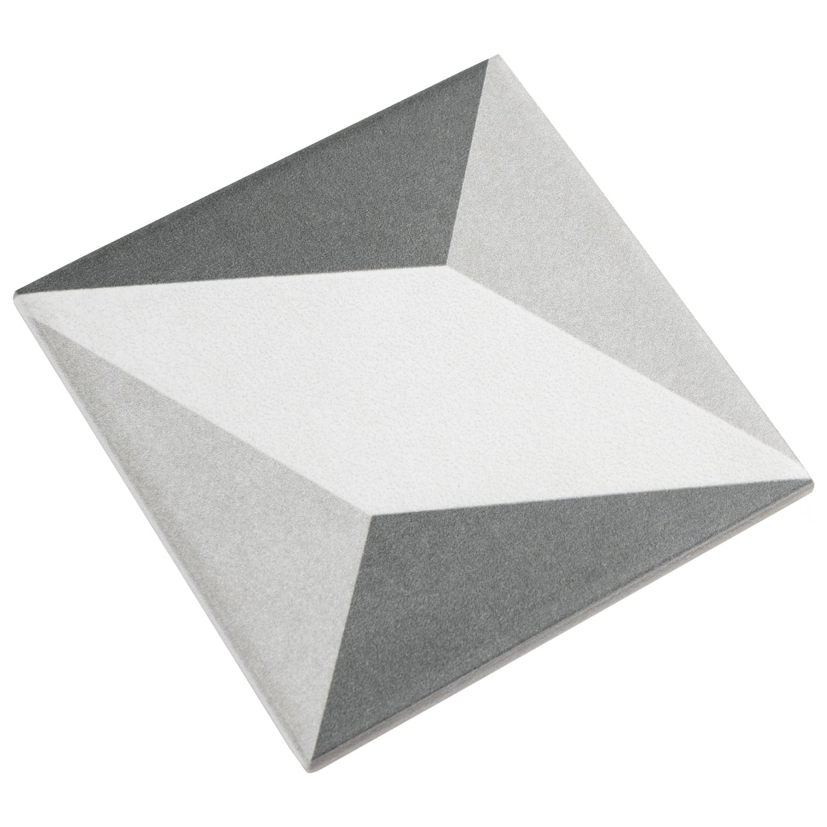 Twenties Mini Diamond 3-7/8" x 3-7/8" Ceramic Floor and Wall Tile