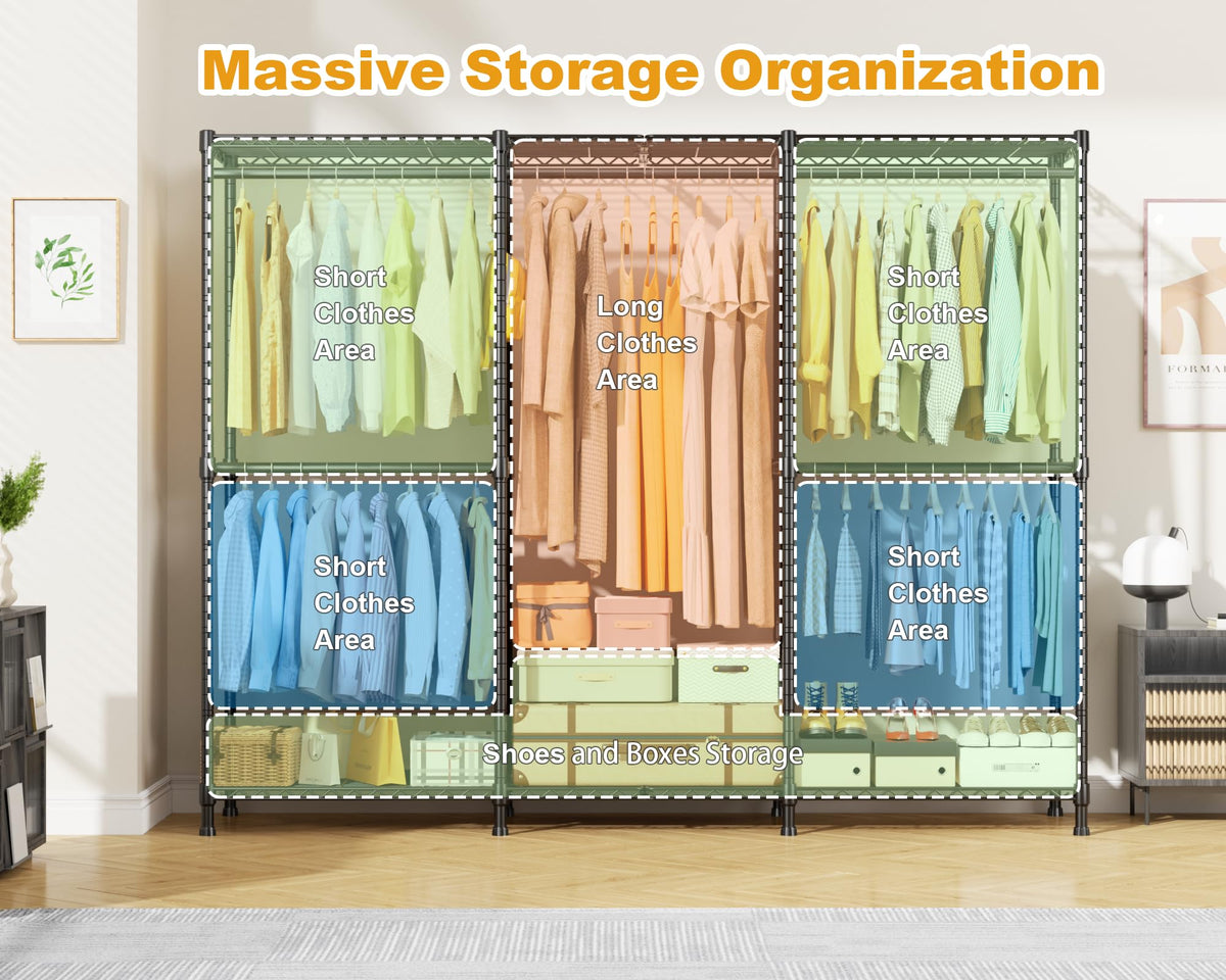 E14C Pro Heavy Duty Closet Organizer System (Brand Custom)