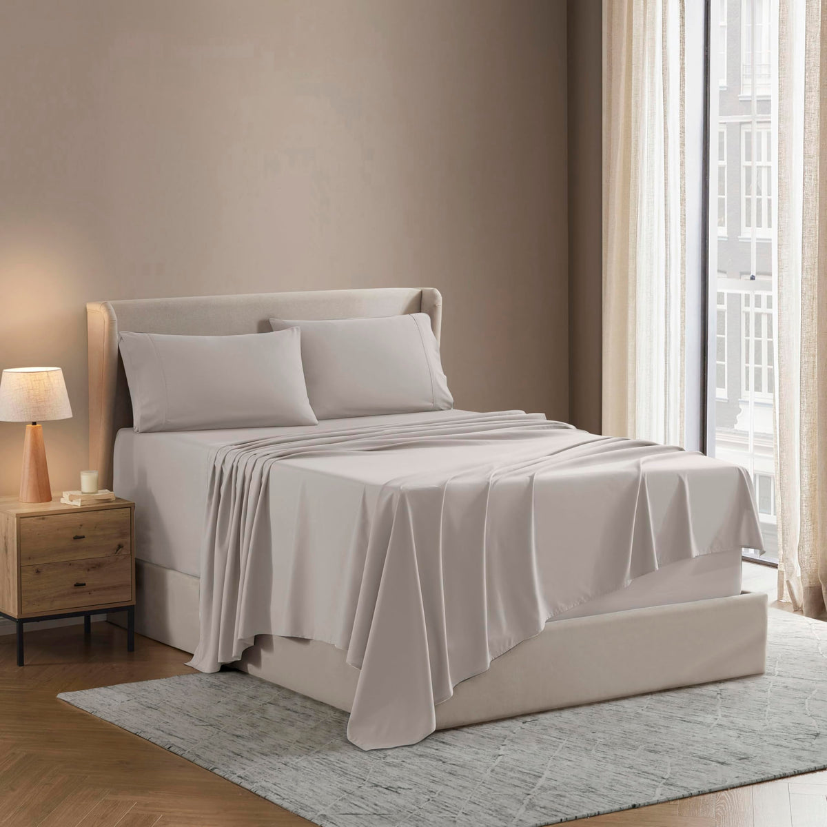 Sheet Set - Bed Sheets - Linen - 4-Piece Deep Pocket