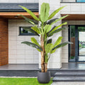 8.5ft Extra Tall Artificial Banana Tree, Fake Banana Leaf Plant with 26 Faux Banana Leaves, Perfect Indoor Outdoor