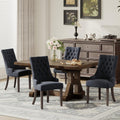 Wingback Set of 4, Black
