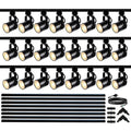 LED Track Lighting Complete Kit GU10 3000K Warm White Black