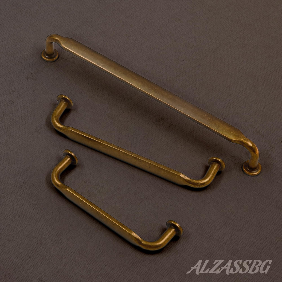 6-1/4" Antique Brass Cabinet Pulls and Handles 6 Pack, AL3503AE