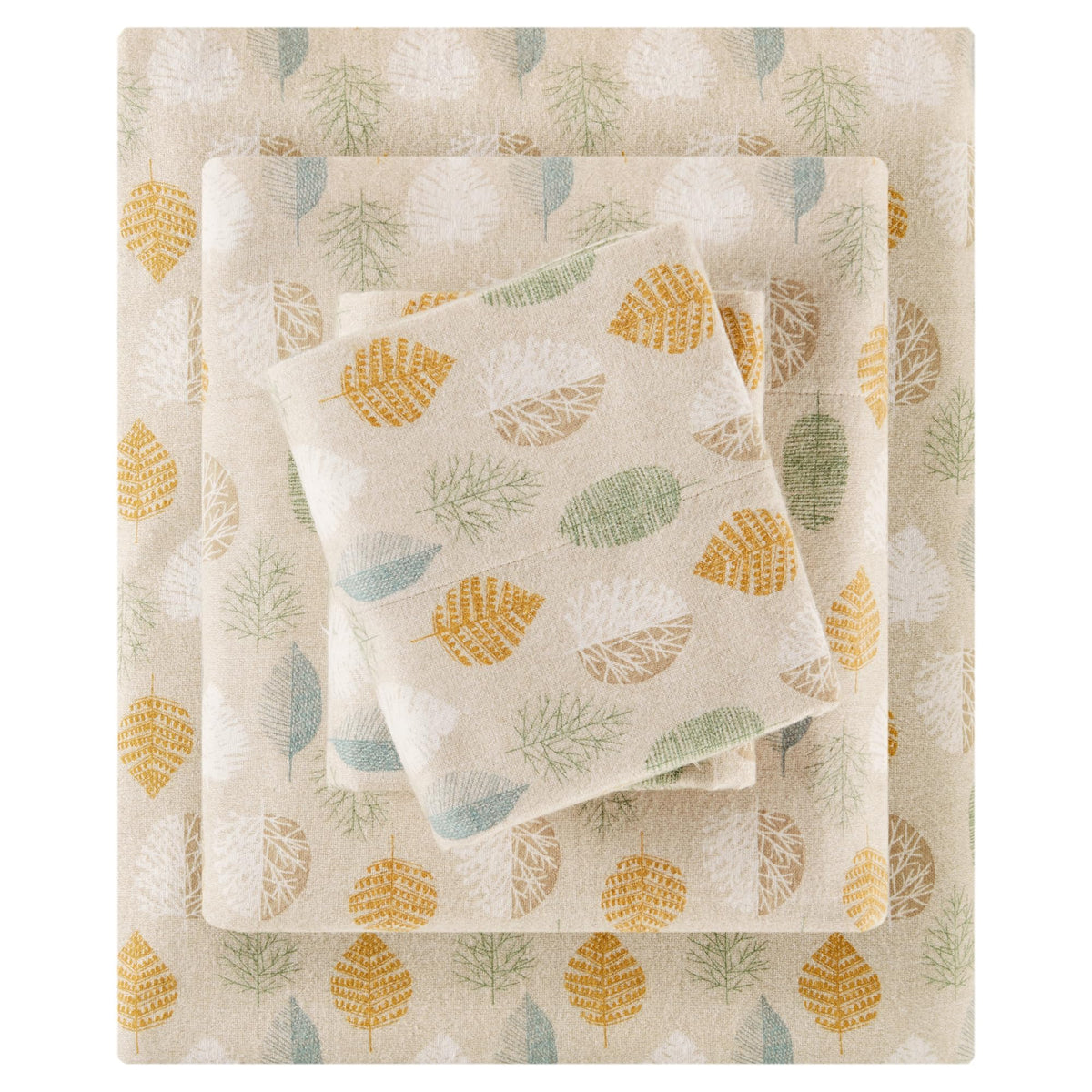 Cozy Flannel Sheets 100% Cotton, Sheet Set, 4 Piece