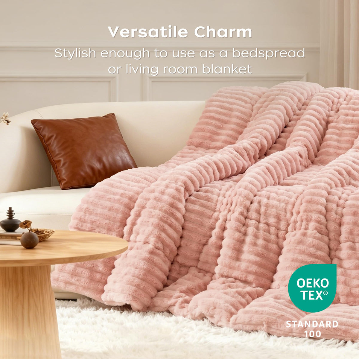 Flannel Comforter Set, Thick, Fluffy & Warm Bedding, 3-Piece