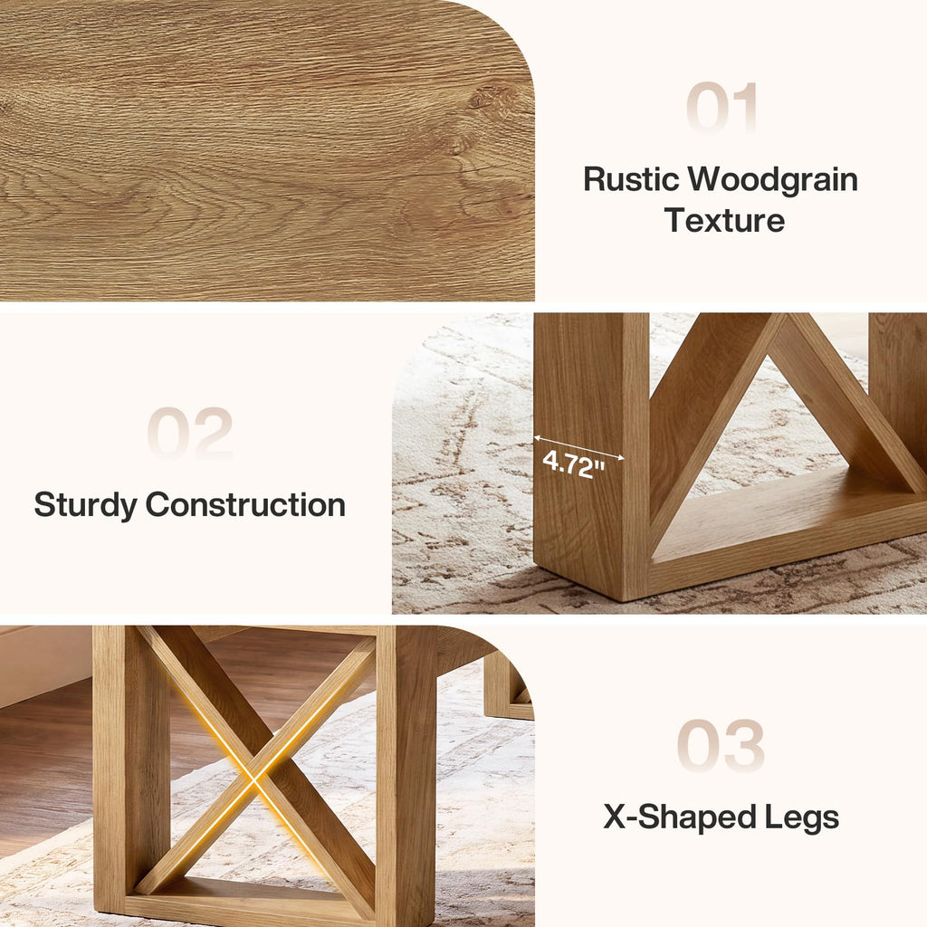 47" Entryway Bench with Backrest, Farmhouse Indoor Shoe Bench