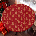 Christmas Tablecloth Round Fitted Tablecloth Fits 37"-44" Tables