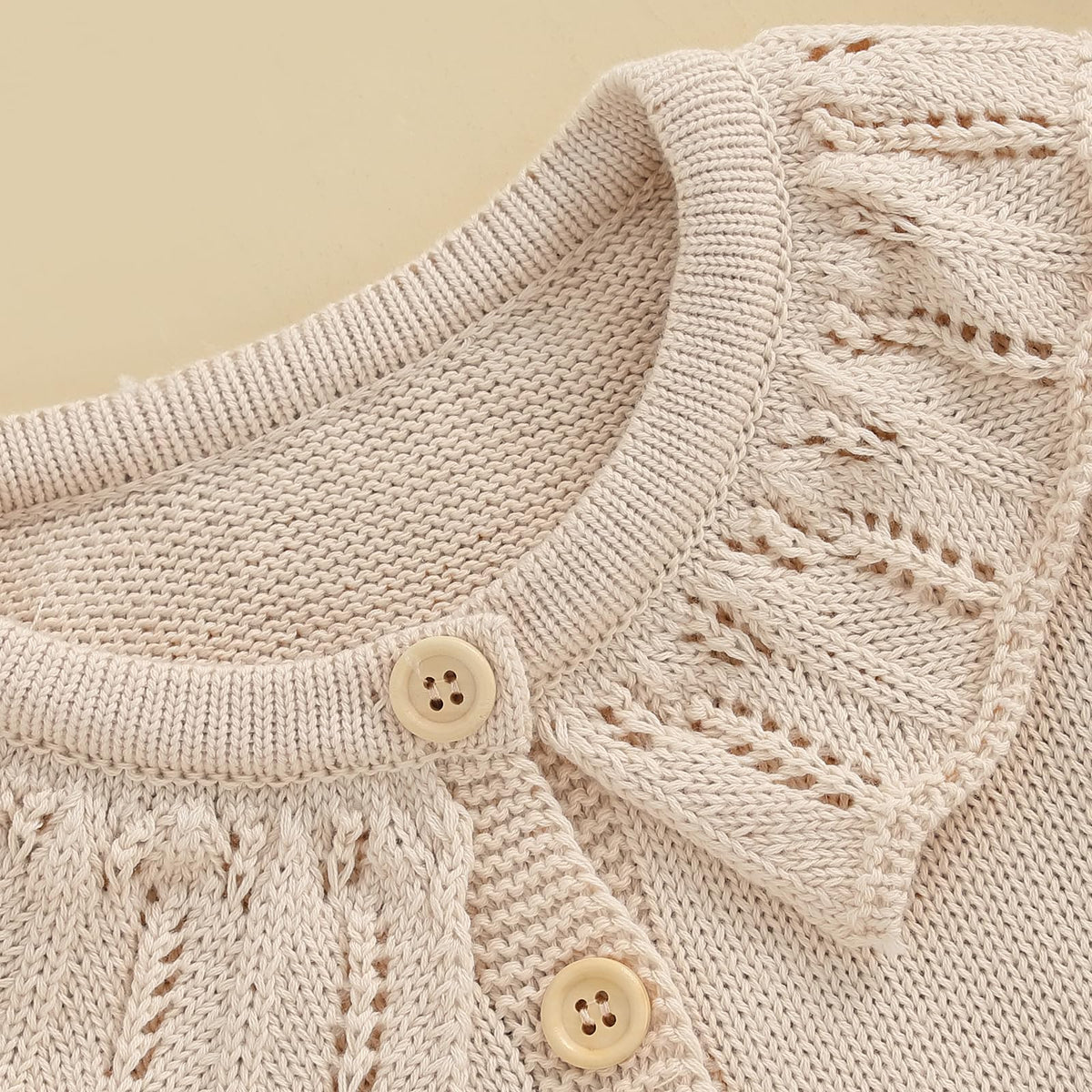 Toddler Girl Cardigan Sweater Floral Button Up Lapel Chunky Sweaters Blouse Jacket Infant Baby Knitted Clothes