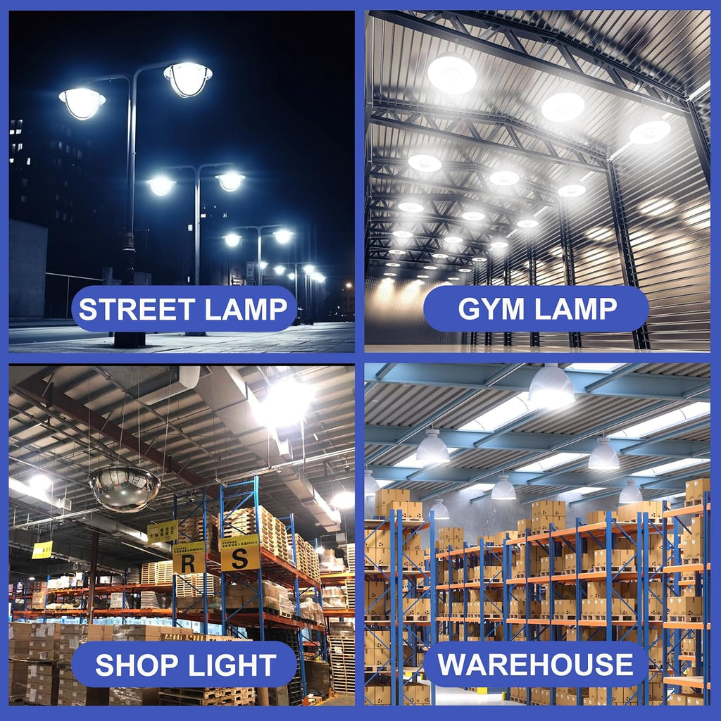 100W LED Corn Bulb 2 Pack, 12000 Lumens Super Bright Light, 5000K Daylight White LED Corn Light Bulb, E26/E39 Mogul