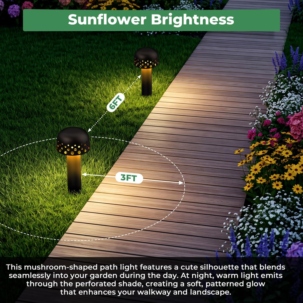 Low Voltage Landscape Lighting, 12V LED Path Lights 6 Pack