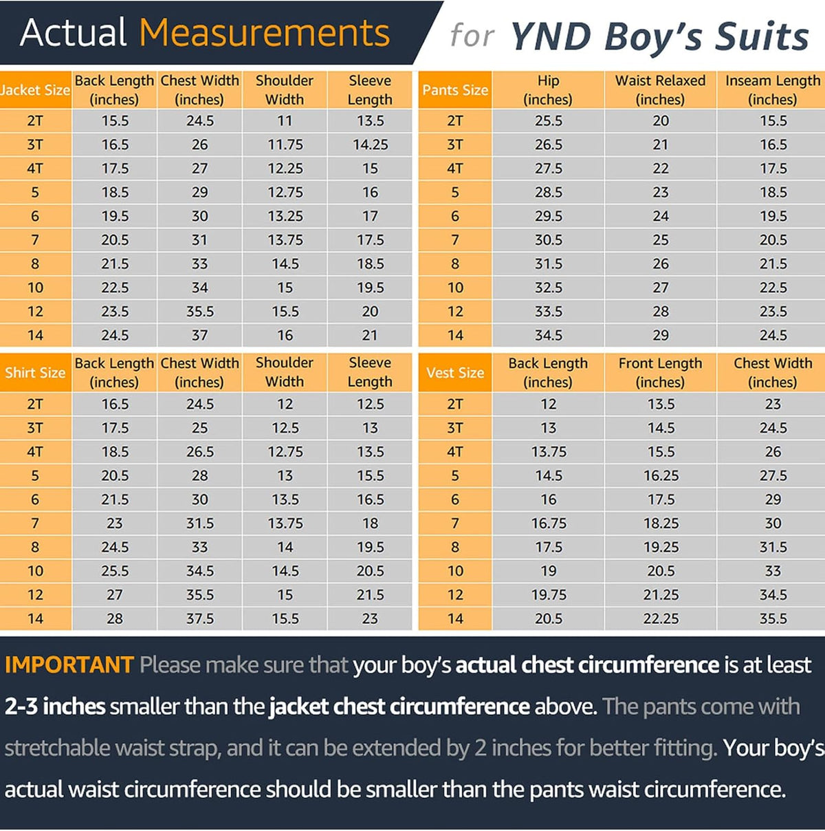 Boys 5 Piece Slim Fit Suit Set, Solid Formal Dresswear of Jacket Vest Pants Shirt and Tie