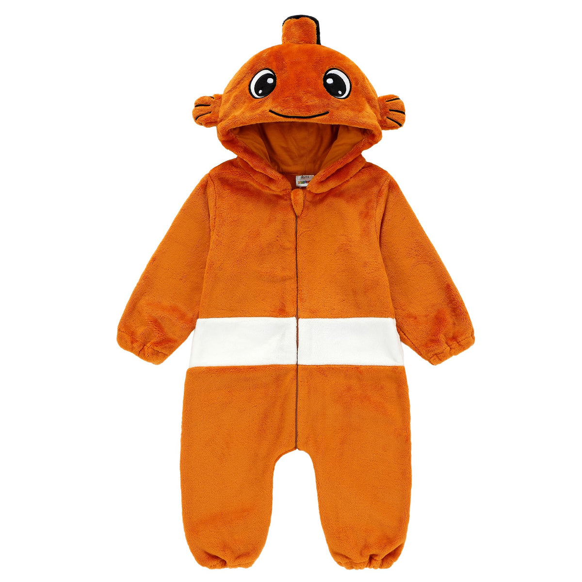 Unisex Baby Romper Winter Jumpsuit and Autumn Flannel Jumpsuit Fish