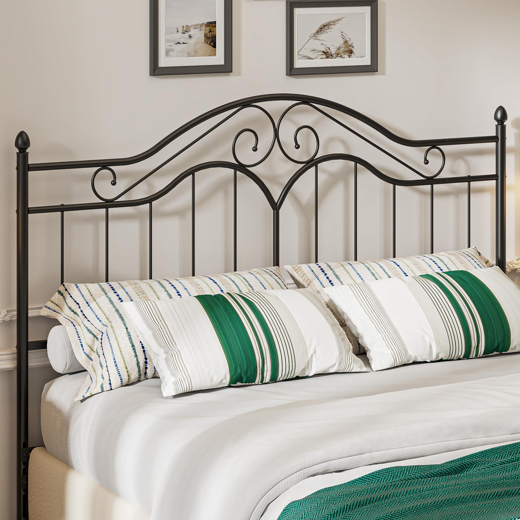 Headboard for Bed Frame Vintage Platform Bed Metal Headboard Only