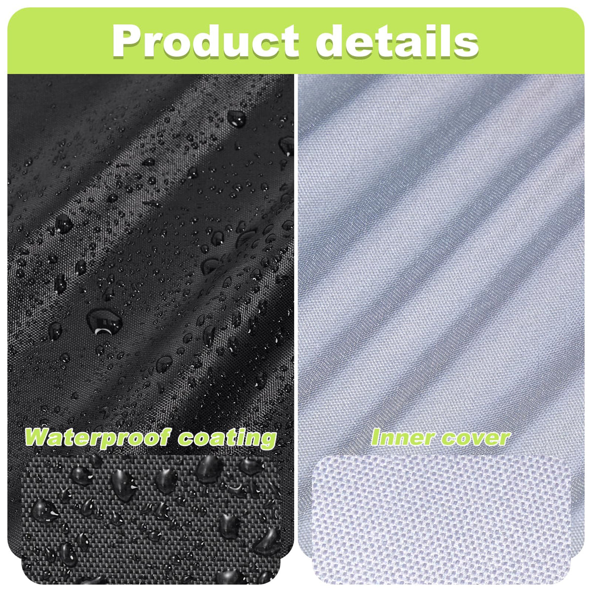 Stacking Outdoor Chair Cover Waterproof, Outdoor Patio Furniture Covers Stacked Chairs 210D, Lounge Chair Covers