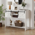 Farmhouse Entryway Table with Storage