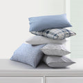 Cotton Percale Twin Size Bed Sheet Set, Soft Grey