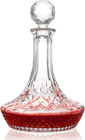 Wine Decanter Carafe Crystal Liquor Wine Pitcher with Stopper