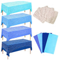 8 Pcs Fish Net Decorative and Tablecloth Set