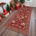 Christmas Runner Rug Red Runners s, Kitchen Rugs Non Slip Washable Entryway Carpet Runner, Soft Christmas Tree