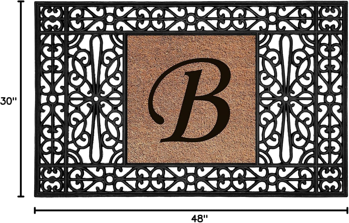 104103048 Duchess Monogram Doormat 30" x 48" (Letter B)
