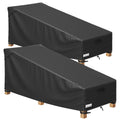 Outdoor Chaise Lounge Cover Waterproof, 900D Heavy Duty