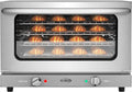23 in. Commercial Countertop Convection Oven for Half-Size Pans with 4 Racks 1600W of Power in Stainless-Steel, ETL