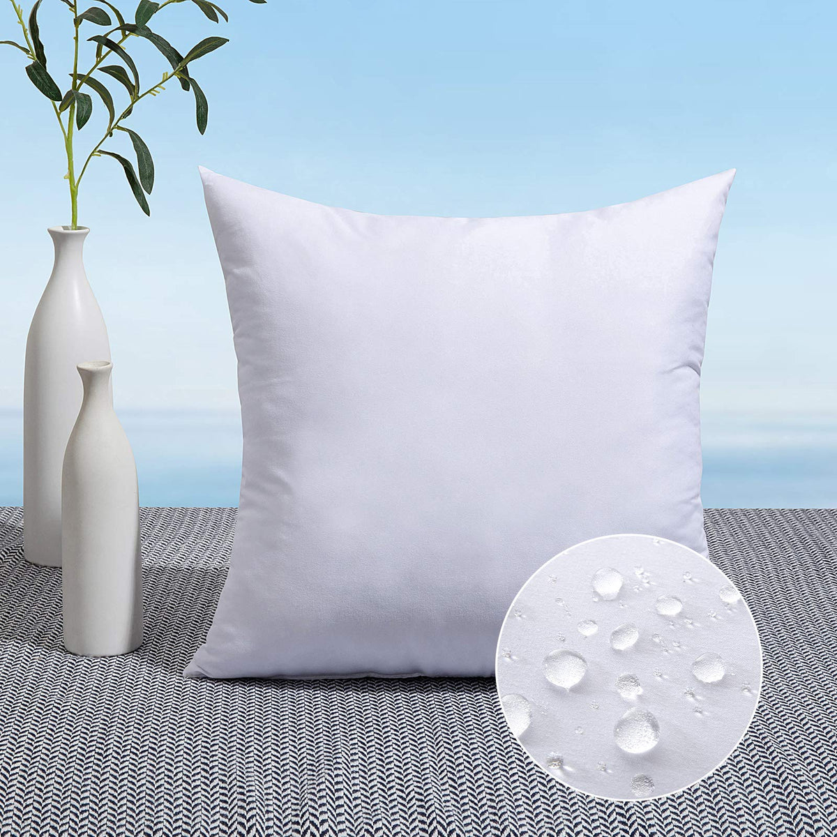 22x22 Inch Outdoor Pillow Insert Throw Pillow Insert