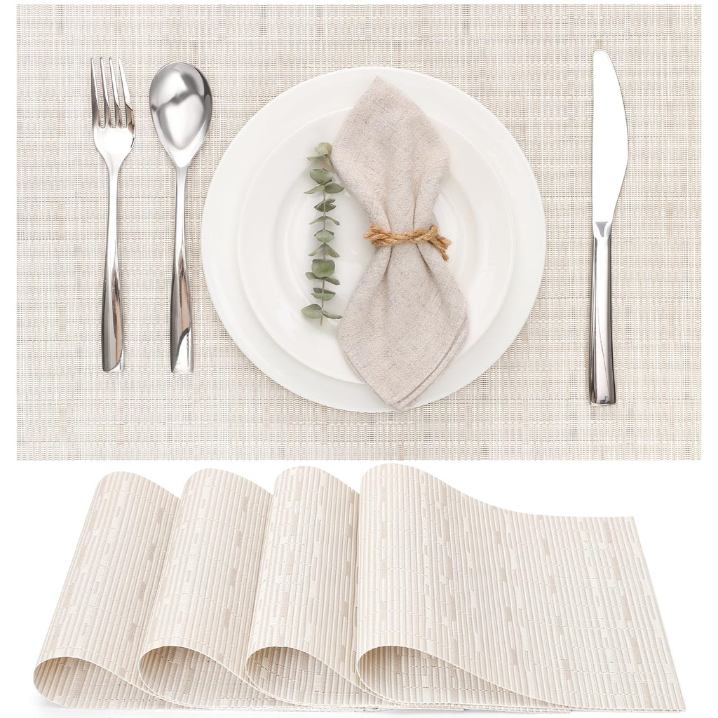 Placemats Set of 6 Kitchen and Dining Table Placemats