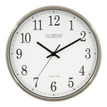 Inspired Nelson Style 12 Inch Atomic Analog Wall Clock, Aluminum