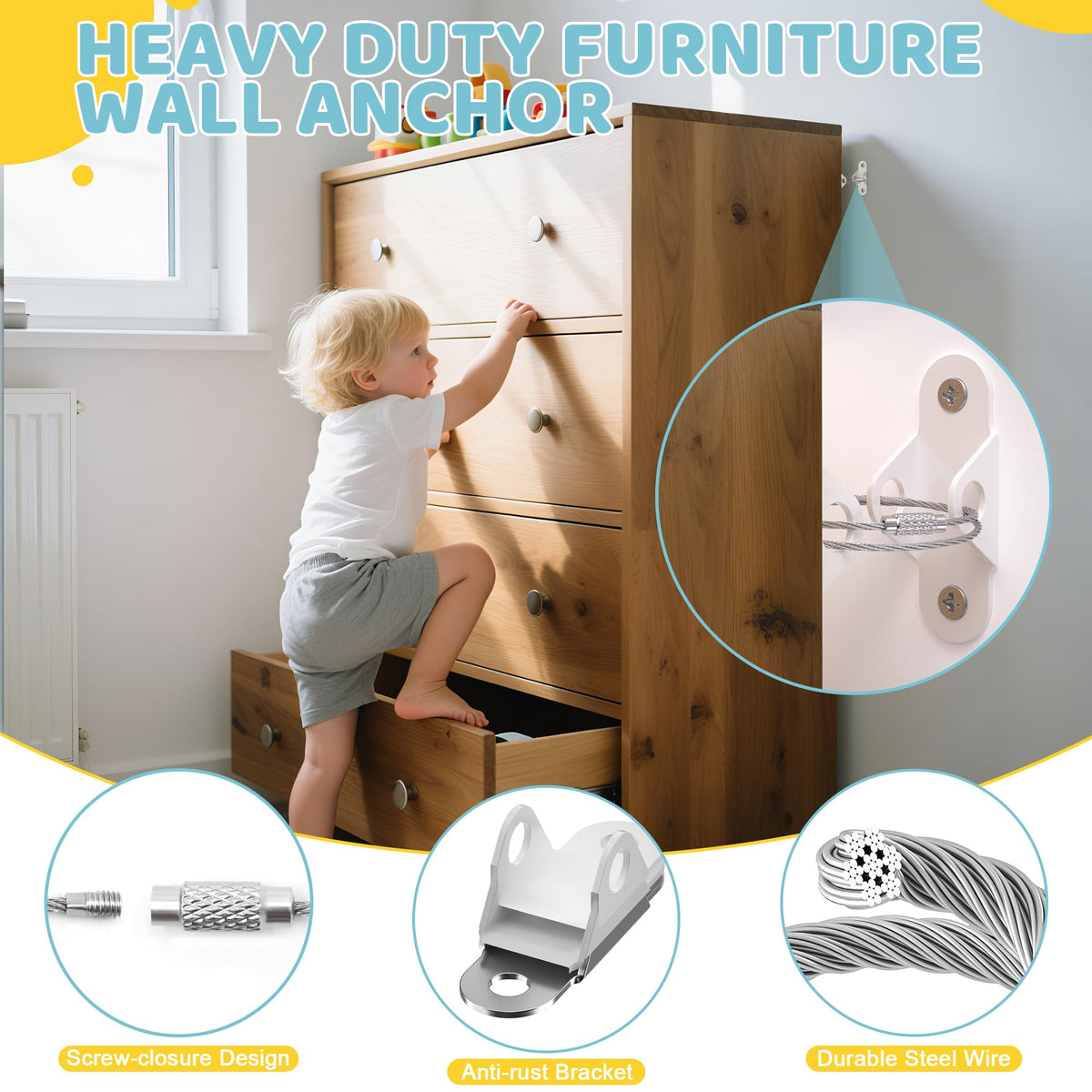 56-Piece Baby Proofing Kit & Child Safety Essentials