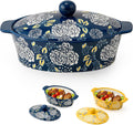 Ceramic Casserole Dish With Lid, Casserole Dishes for Oven, Dish Lasagna Pans For Cooking, Oval Pan, Dutch Oven