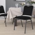 Stacking Banquet Chair in Black Vinyl
