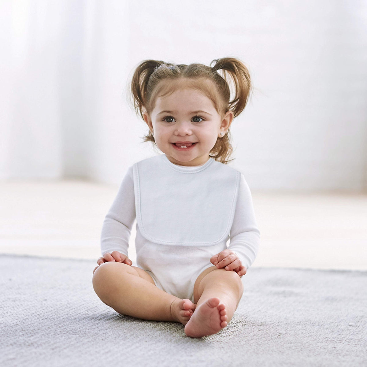 Baby Boys' Pack Bodysuits, White Short & Long Sleeve