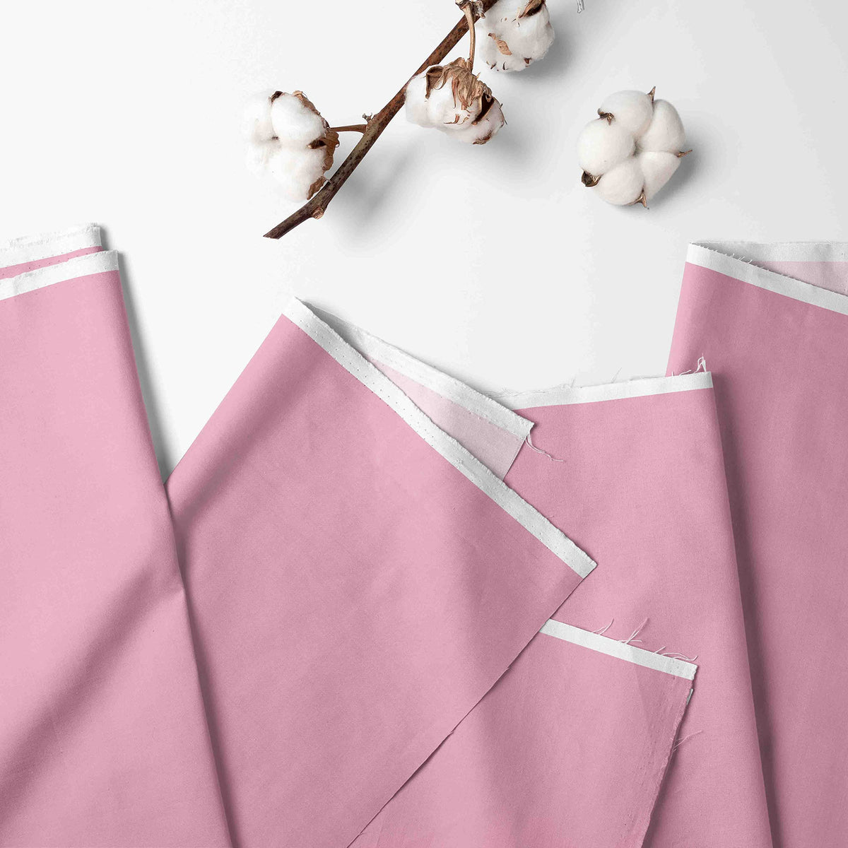 Solid Crib/Toddler Bed Skirt Dust Ruffle, Pink, 13 inches Drop