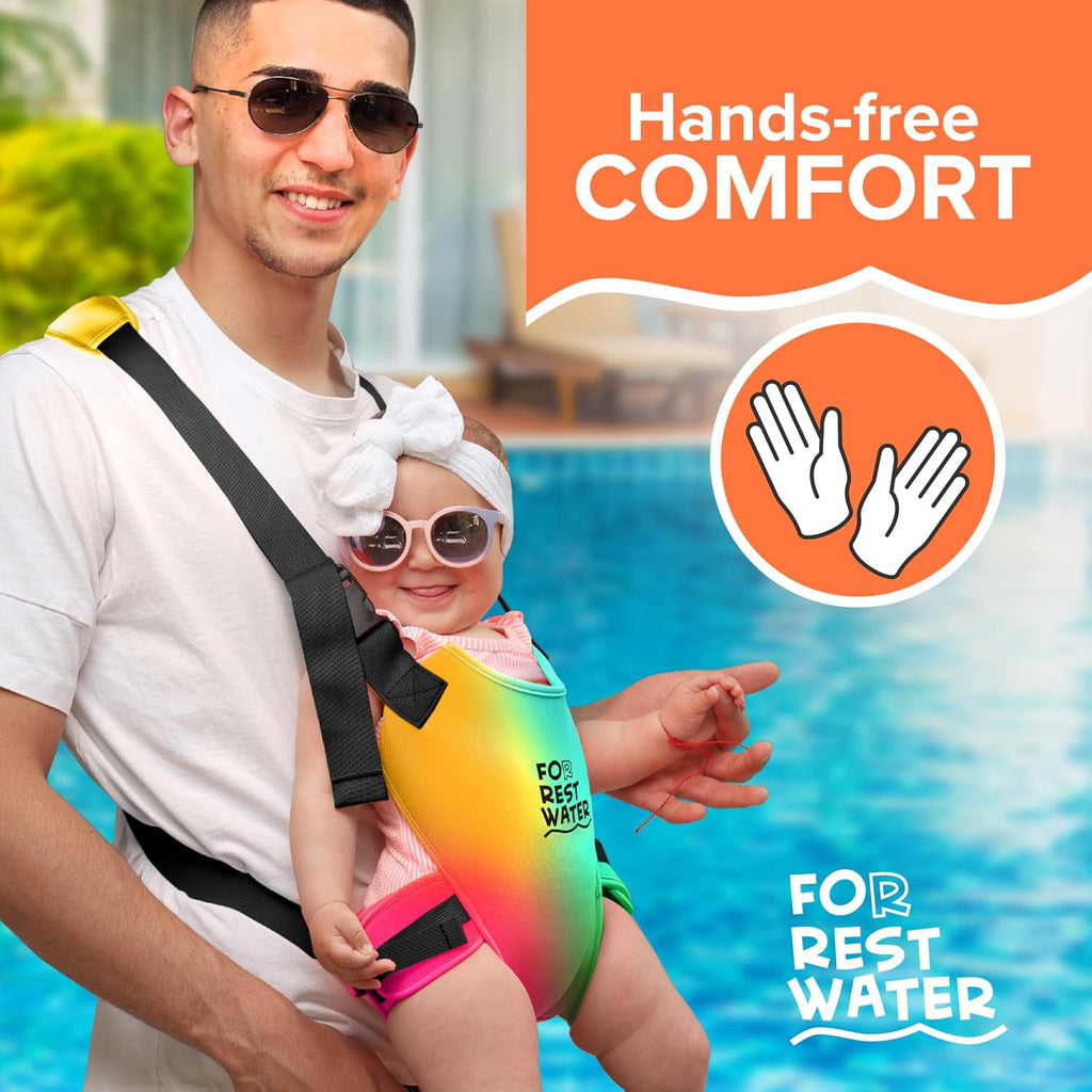 Carrier - Premium Neoprene Ergonomic for Warm & Safe Water & Land Fun (4-24 Months) - Adjustable Infant & Toddler