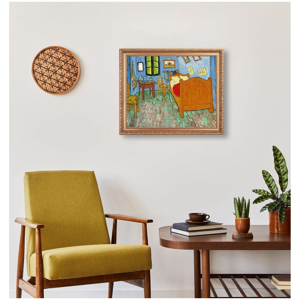 Bedroom in Arles by Vincent Van Gogh, Gold-Framed Art