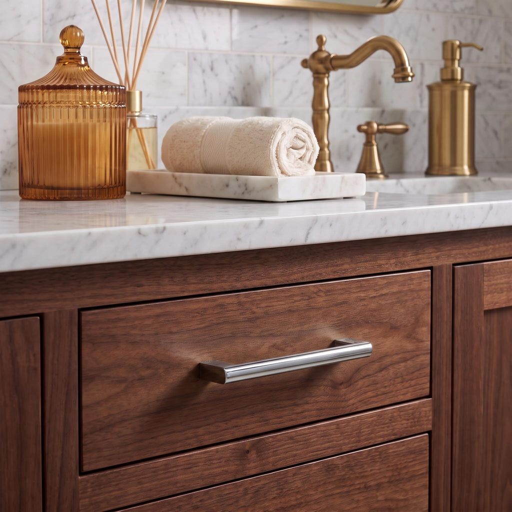 Appliance Handle Pull Inch Hole Center 1 Pack Polished Chrome Cabinet Pulls Heavy Duty Solid Kitchen Drawer Handle