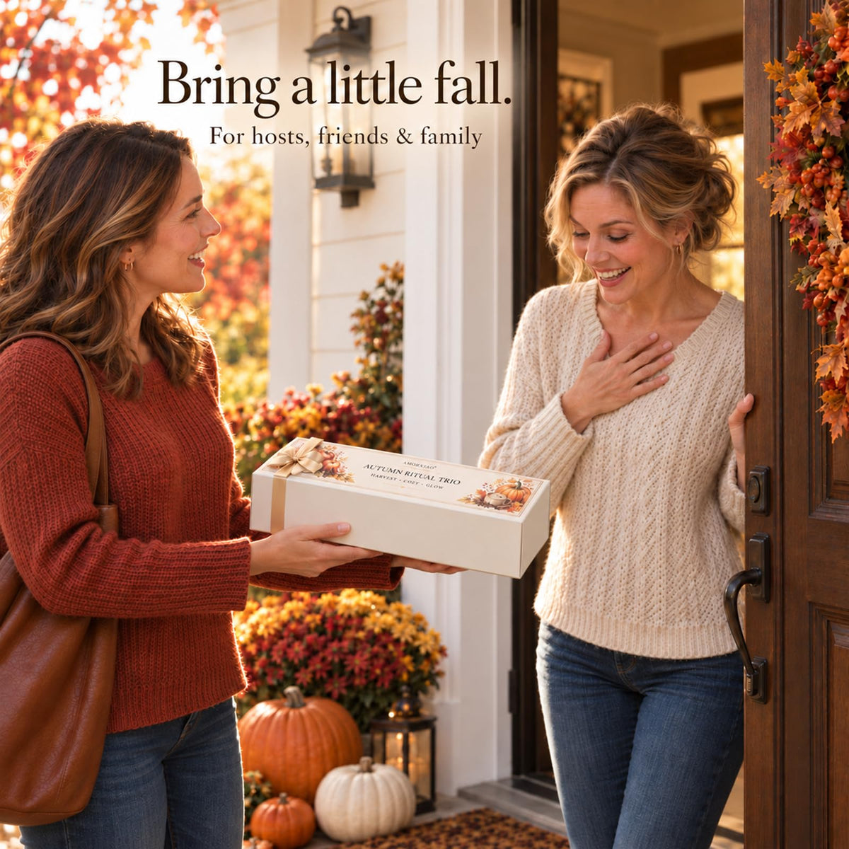 Autumn Ritual Trio, 3 Large 3-Wick Fall Scented Candles