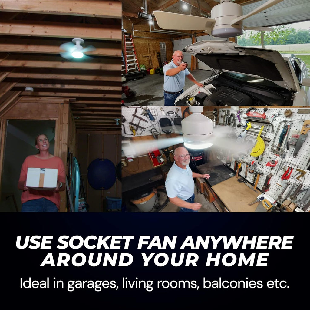 Ceiling Fan with Light & Remote