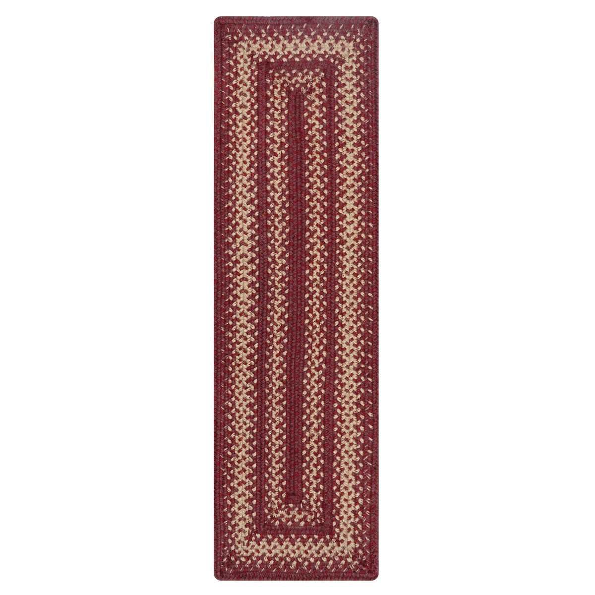 Autumn Maple Jute Braided Table Runner, Rect 11x36