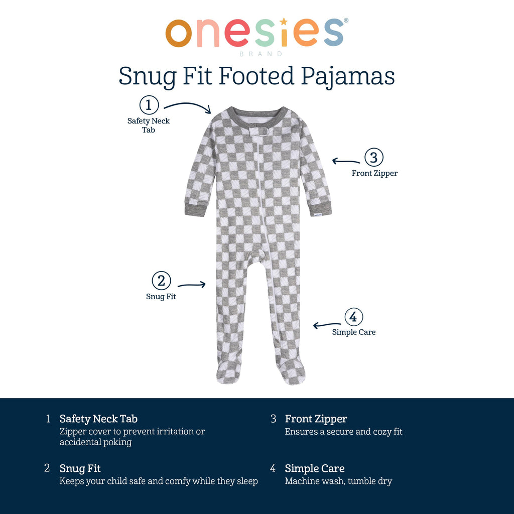 Baby-boys pack Sleep 'N Play Footies, Smiles