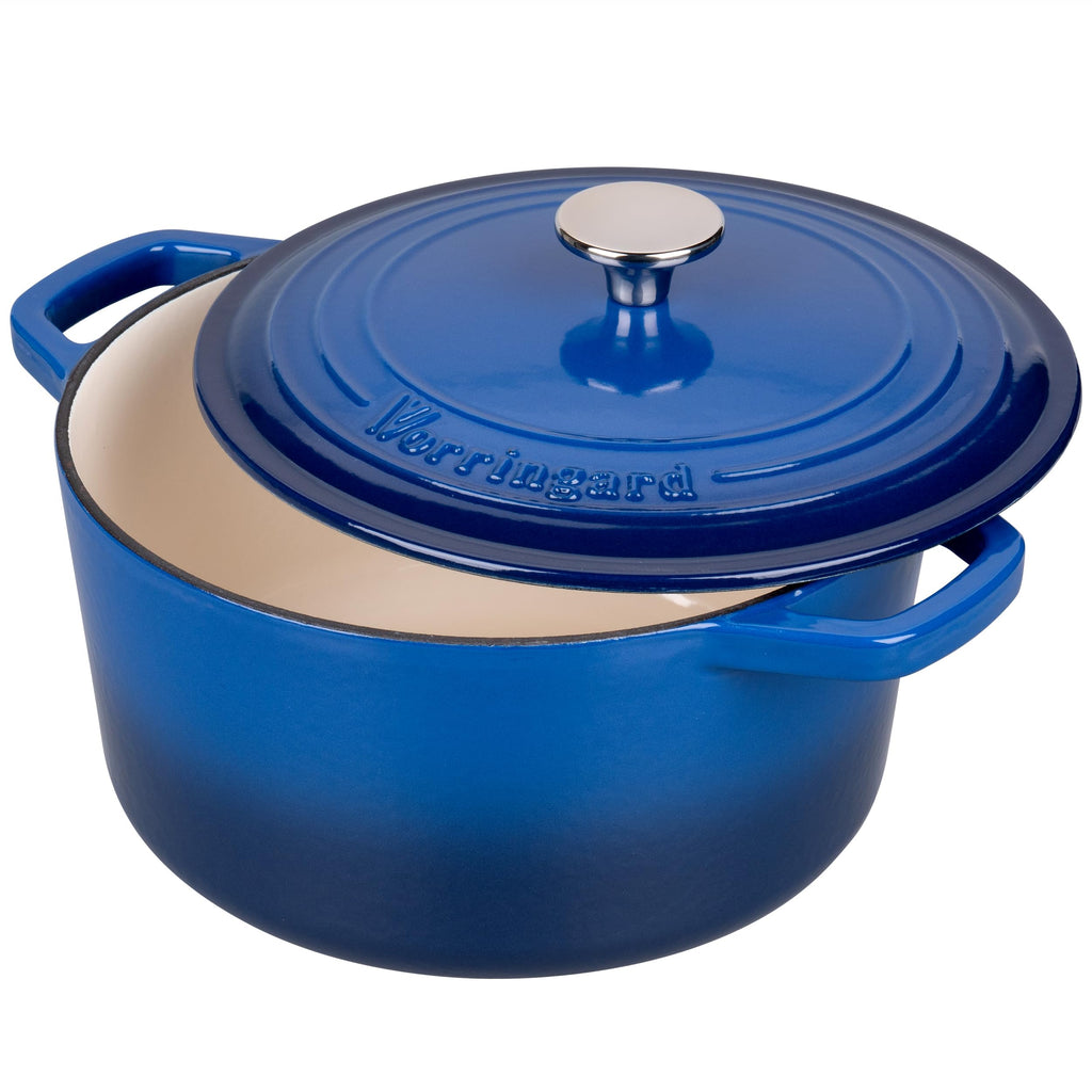 Enameled Cast Iron Dutch Oven Pot with Lid, for Bread Baking, Round Bread Oven- include Sourdough Bread Baking